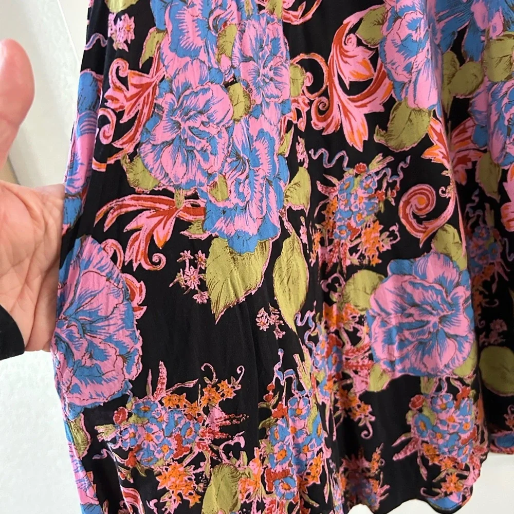 Free People Yara Oversized Day Dress. “Twilight Combo” color. EUC. Lined. Size S - Picture 8 of 15